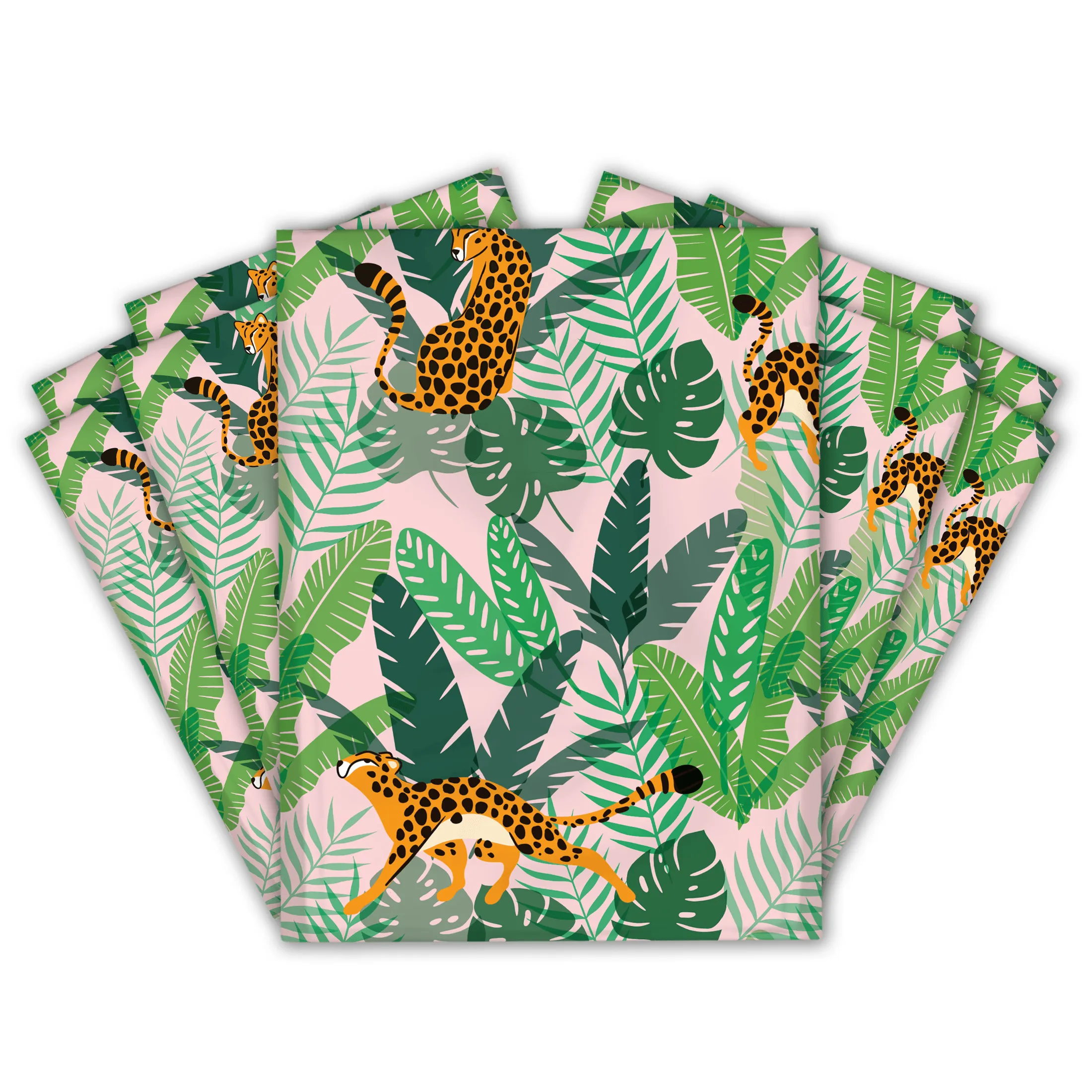 10x13 Cheetahs Designer Poly Mailers Shipping Envelopes Premium Printed Bags