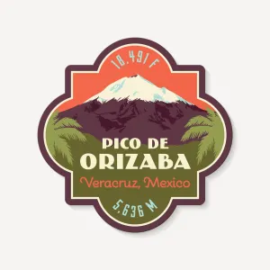 Pico de Orizaba Decal Sticker