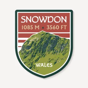 Snowdon Decal Sticker