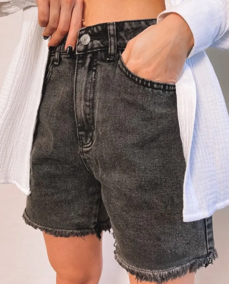 Summer High Waist Casual Chic Loose Jean Shorts