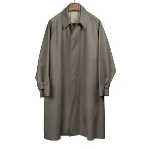 Walker coat in putty grey Britsh cavalry twill wool